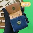 کیف مضراب گردنی چرم طبیعی نقاشی شده