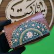 کیف مضراب تار چرم طبیعی با محفظه چوبی