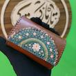 کیف مضراب تار چرم طبیعی با محفظه چوبی