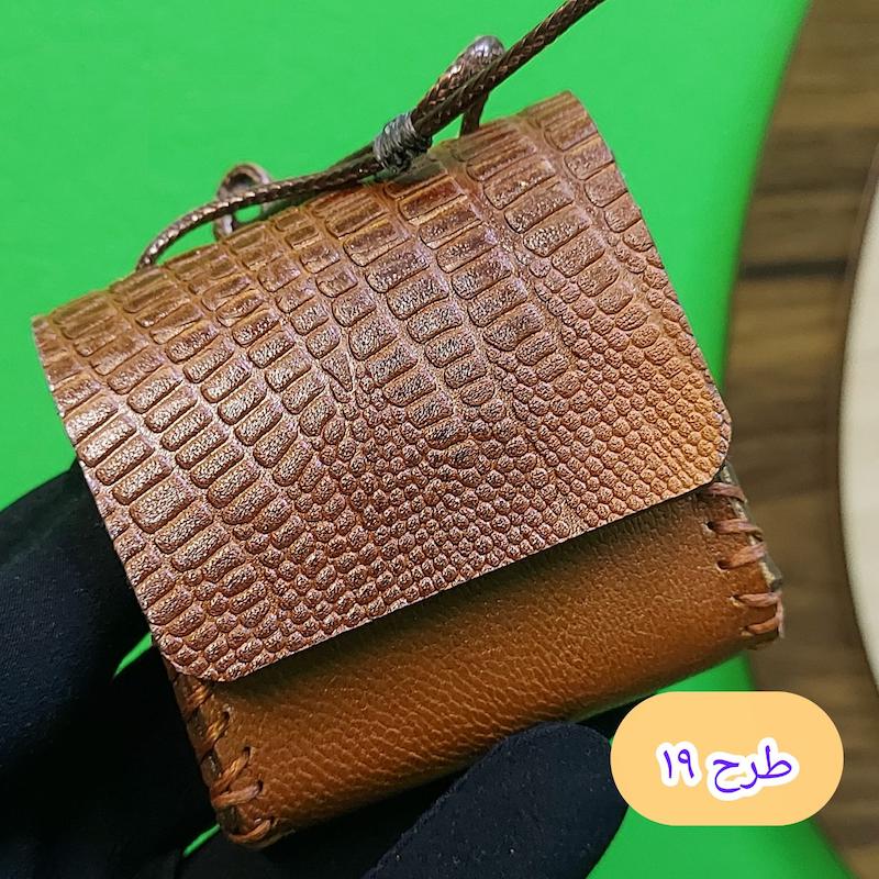 کیف مضراب گردنی تار و سه تار چرم طبیعی