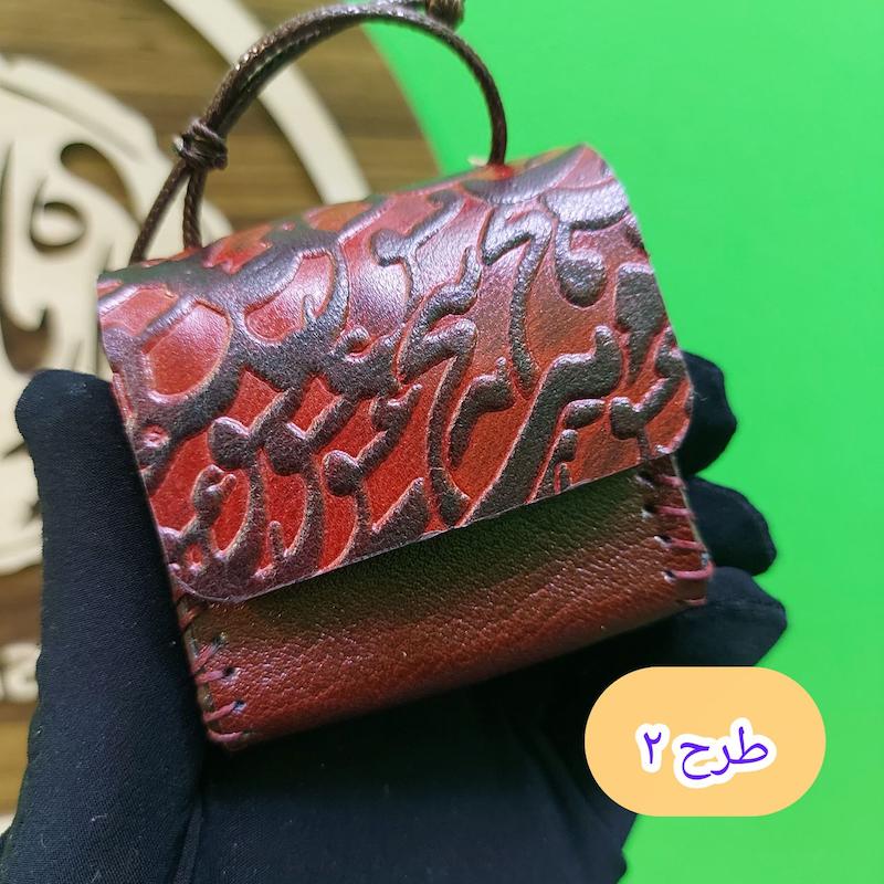 کیف مضراب گردنی تار و سه تار چرم طبیعی