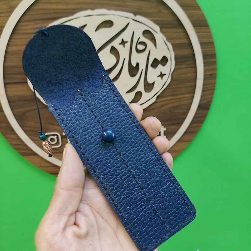 کیف مضراب عود چرم طبیعی