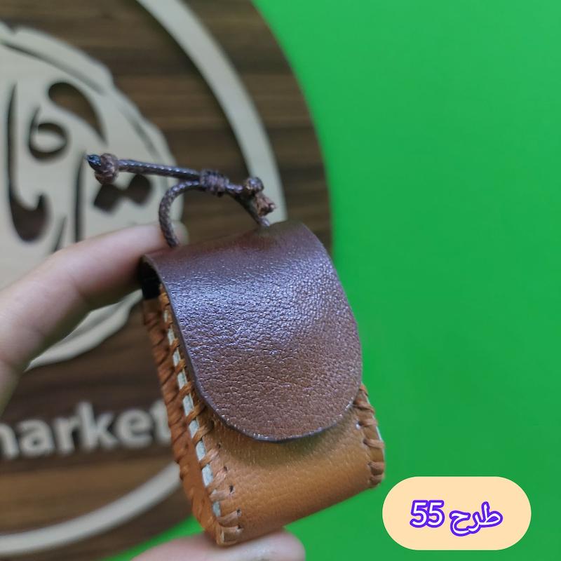 کیف مضراب گردنی چرم طرح سپهر