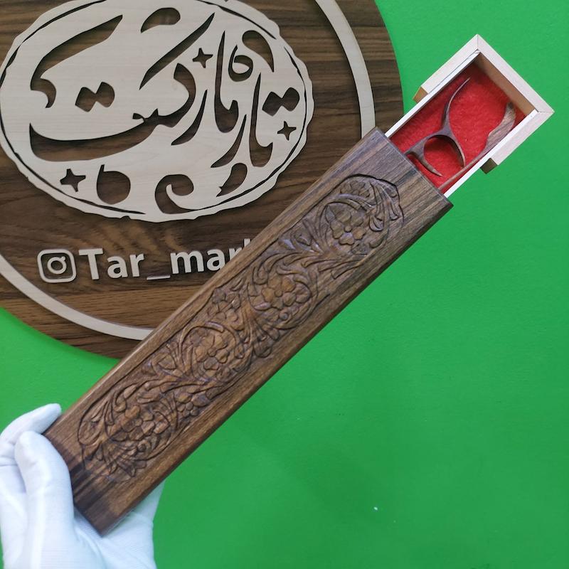 جعبه مضراب سنتور منبت کشوئی