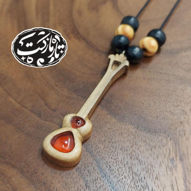گردنبند چوبی تار