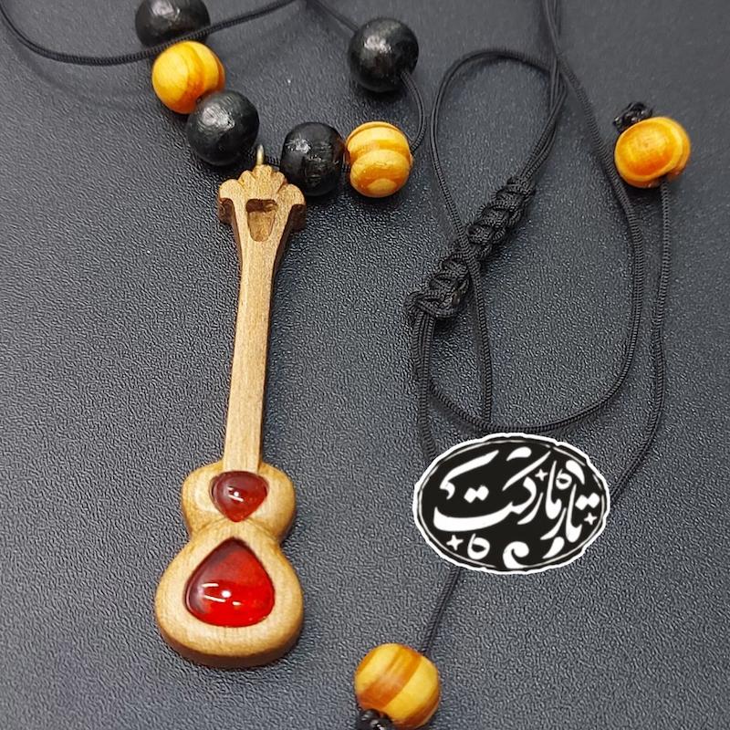 گردنبند چوبی تار