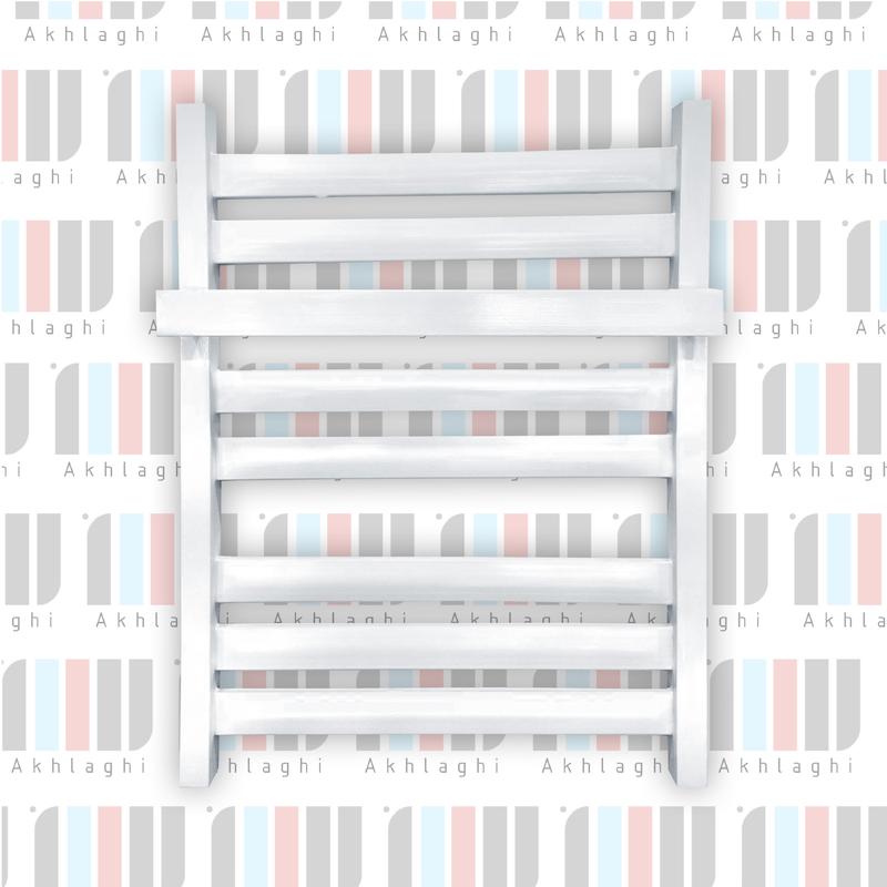 حوله خشک کن فلت سفید آویزدار