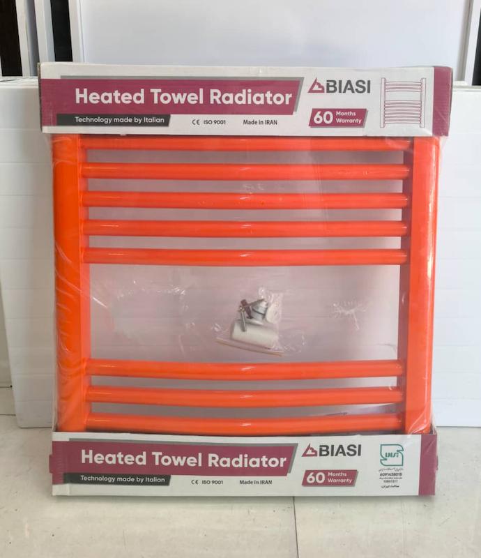 حوله خشک کن لوله ای نارنجی