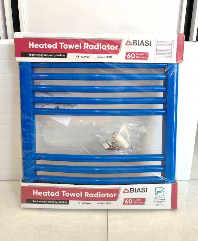 حوله خشک کن لوله ای آبی