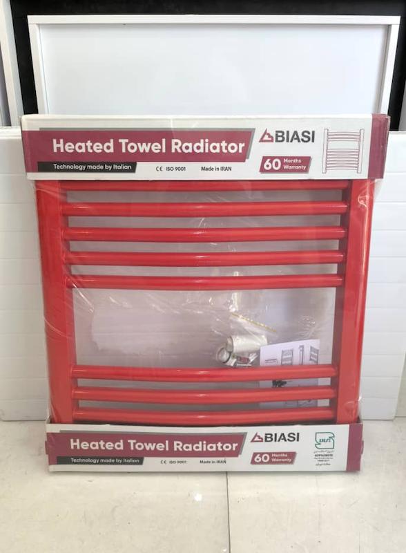 حوله خشک کن لوله ای قرمز