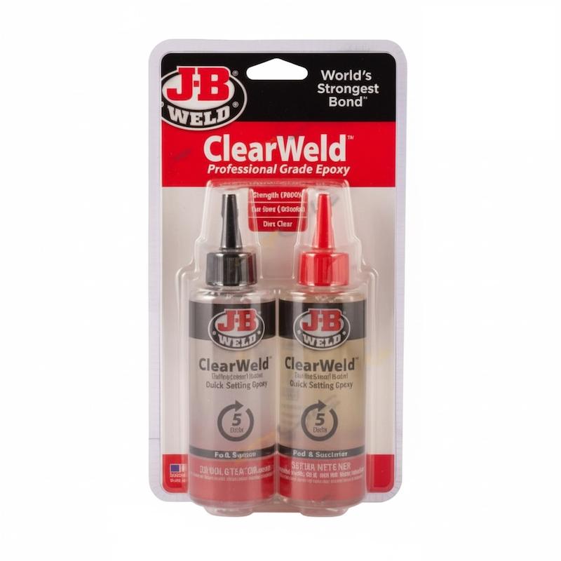 چسب دوقلو جی بی ولد شفاف ClearWeld