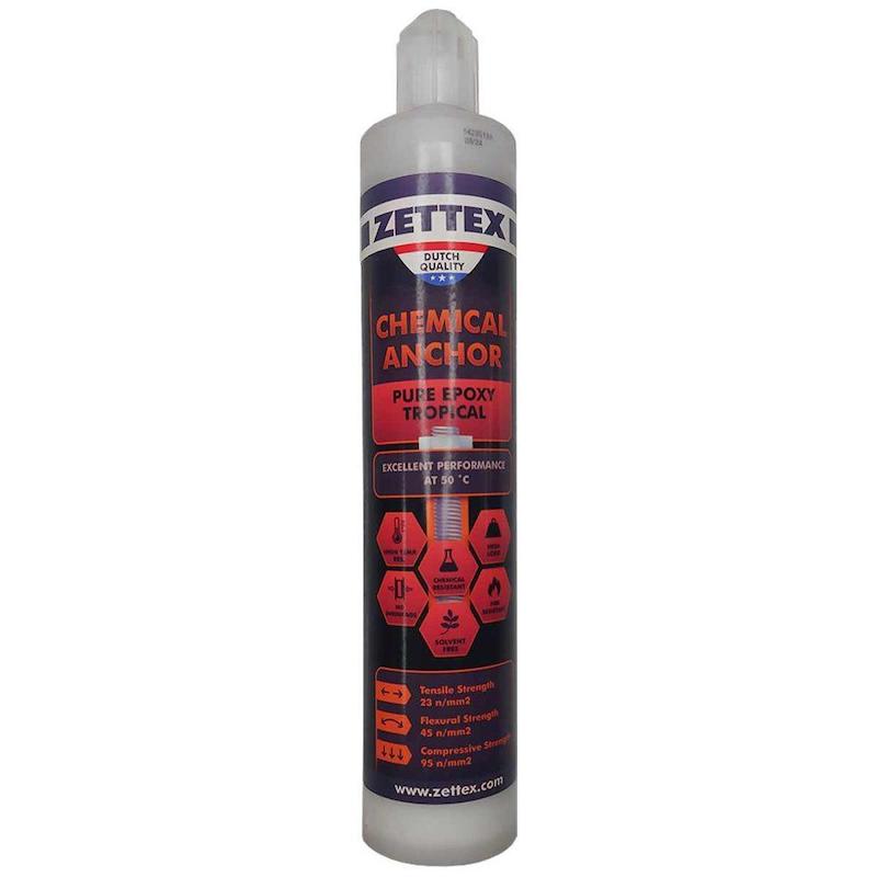 چسب کاشت میلگرد زتکس تروپیکال ZETTEX PURE EPOXY TROPICAL