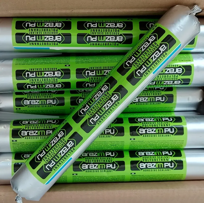 چسب پلی اورتان سوسیسی آرازیم 600 میل مشکی