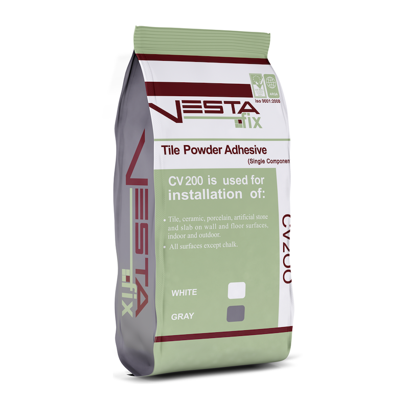  چسب کاشی پودری تک جزیی وستا شیمی (CV200)