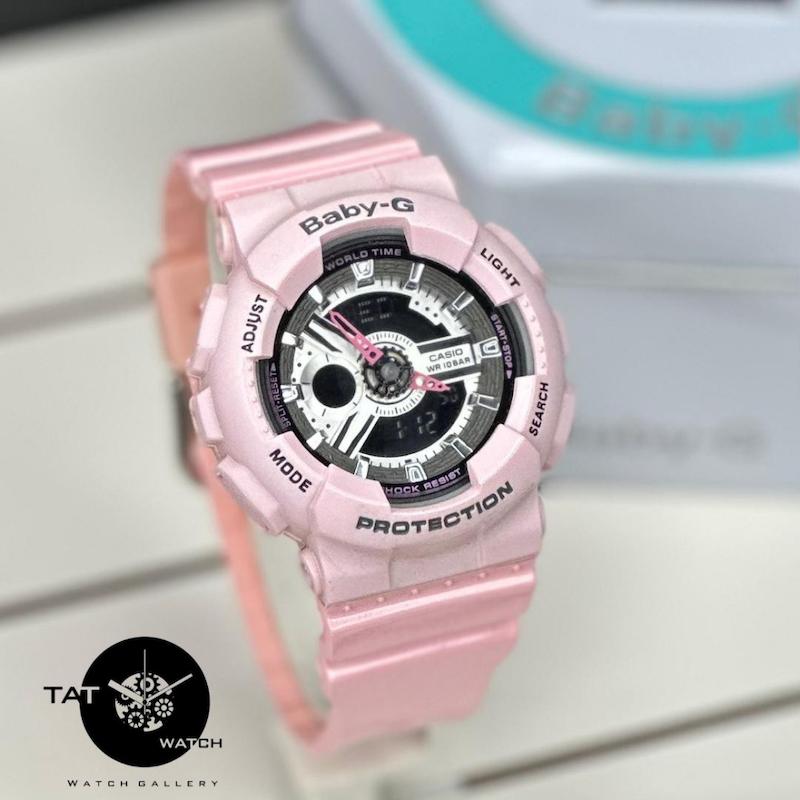 ساعت مچی زنانه بچگانه دیجیتالی بی بی جی Ba110 ژاپنی Baby-G