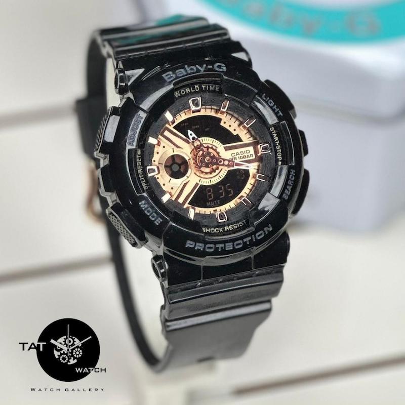 ساعت مچی زنانه بچگانه بیبی جی ba110 دو زمانه Casio Baby-g