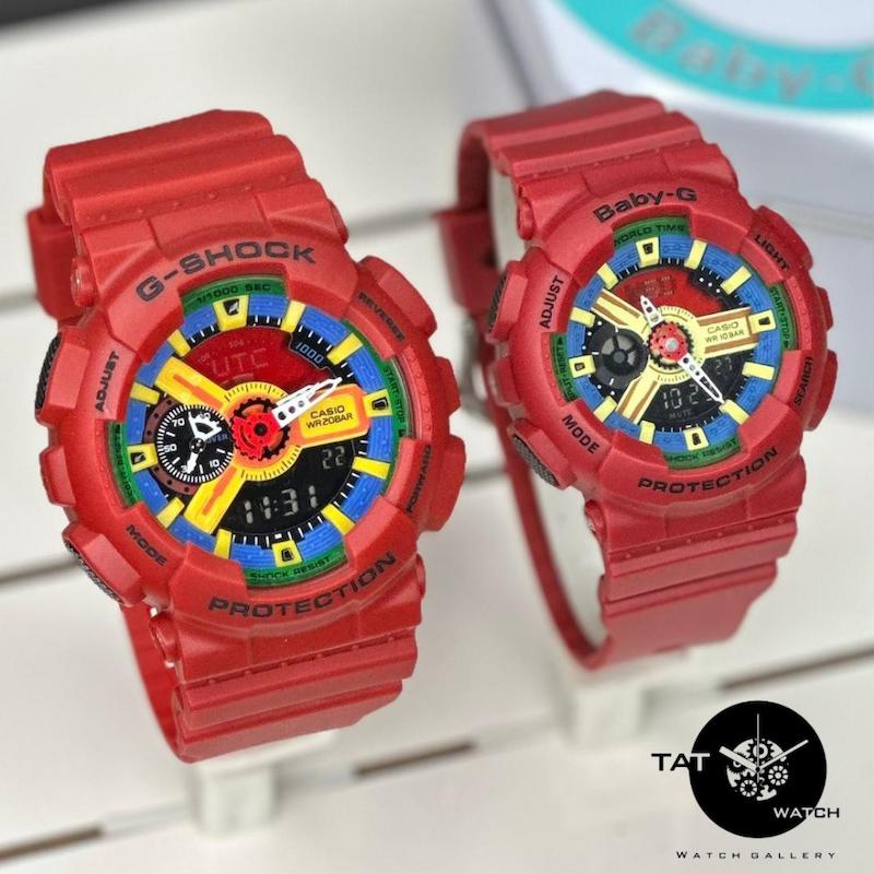 ساعت مردانه زنانه جی شاکGa110 بی بی جیBa110 موتور ژاپن با گارانتیG-Shock Baby-G