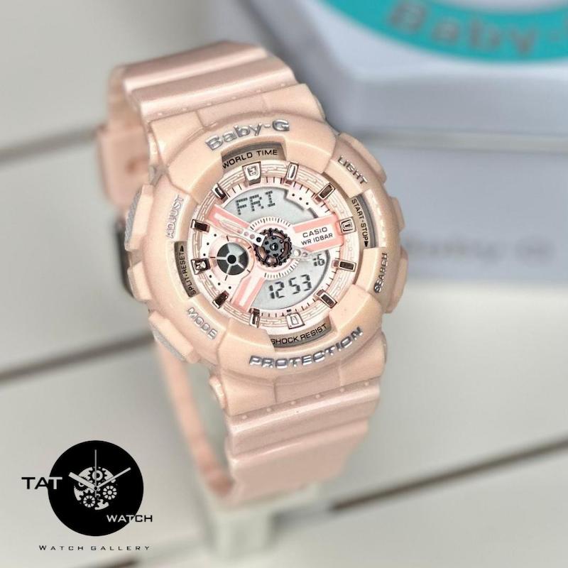 ساعت زنانه بچگانه بی بی جی BA110 در رنگبندی BABY-G