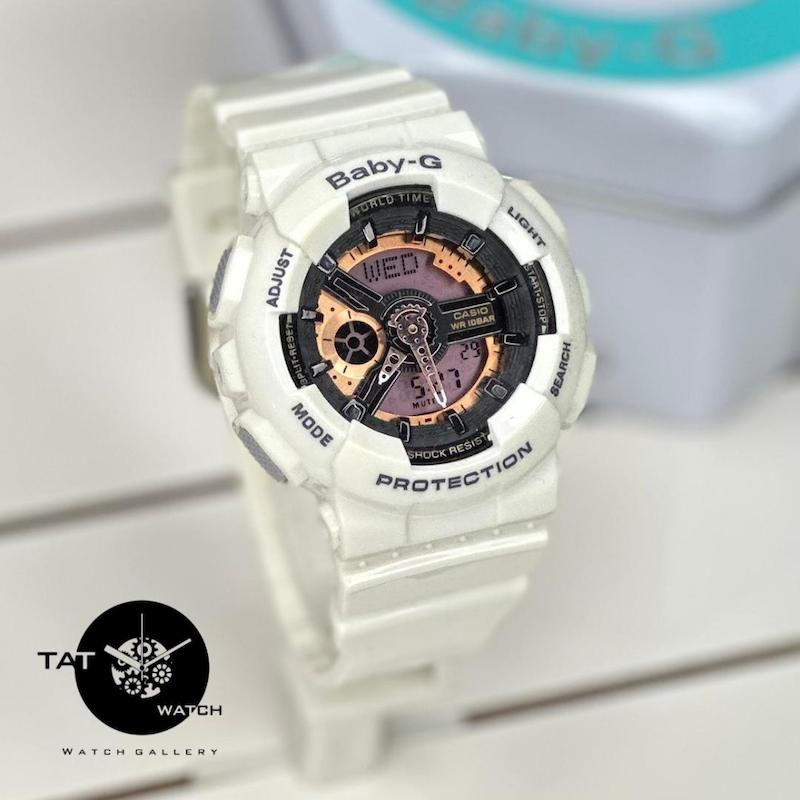 ساعت بچگانه زنانه بیبی جی BA110 تنظیم جهانی BABY-G