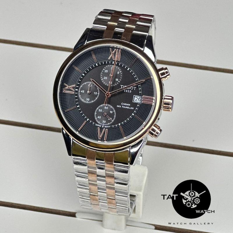 ساعت مردانه تیسوت سه موتوره کرنوگراف باگارانتی Tissot