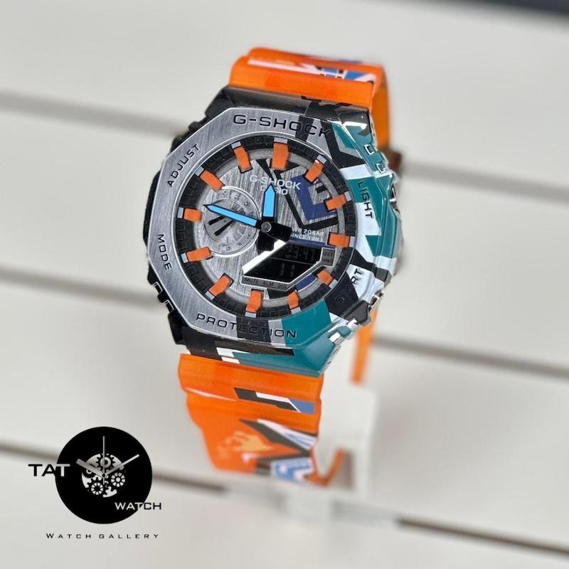 ساعت جی شاک GM2100 قاب فلزی گرافیتی لیمیتد کاسیو G-Shock
