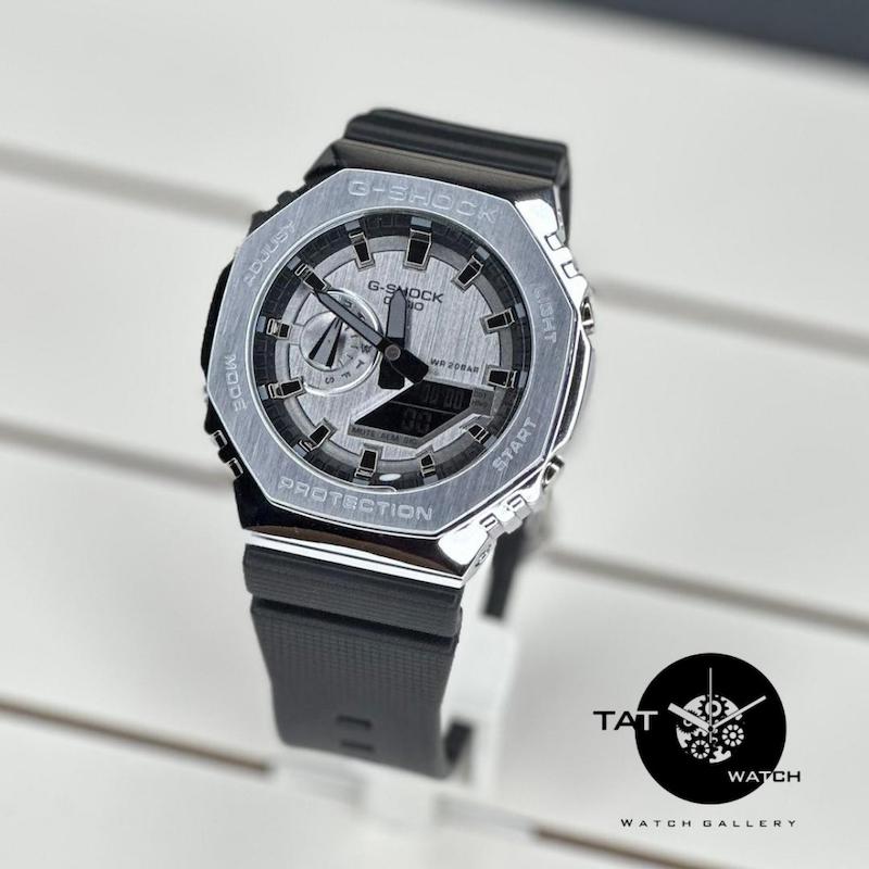 ساعت جی شاک GM2100 قاب فلزی موتور ژاپن مونتاژ تایلند G-shock