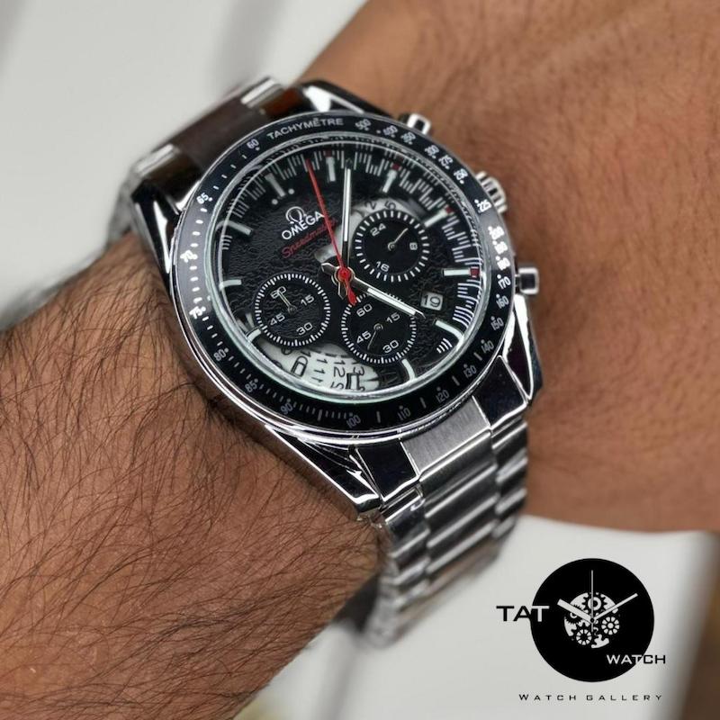 ساعت مردانه امگا اسپید مستر سه موتوره کرنوگراف omega