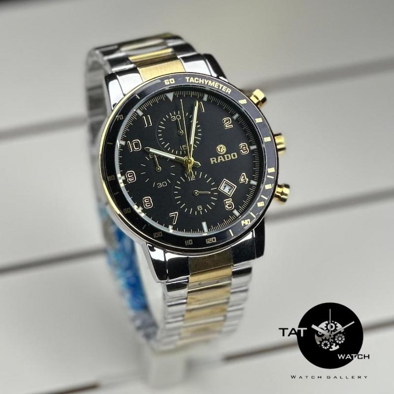 ساعت مردانه رادو سه موتوره کرنوگراف باگارانتی Rado