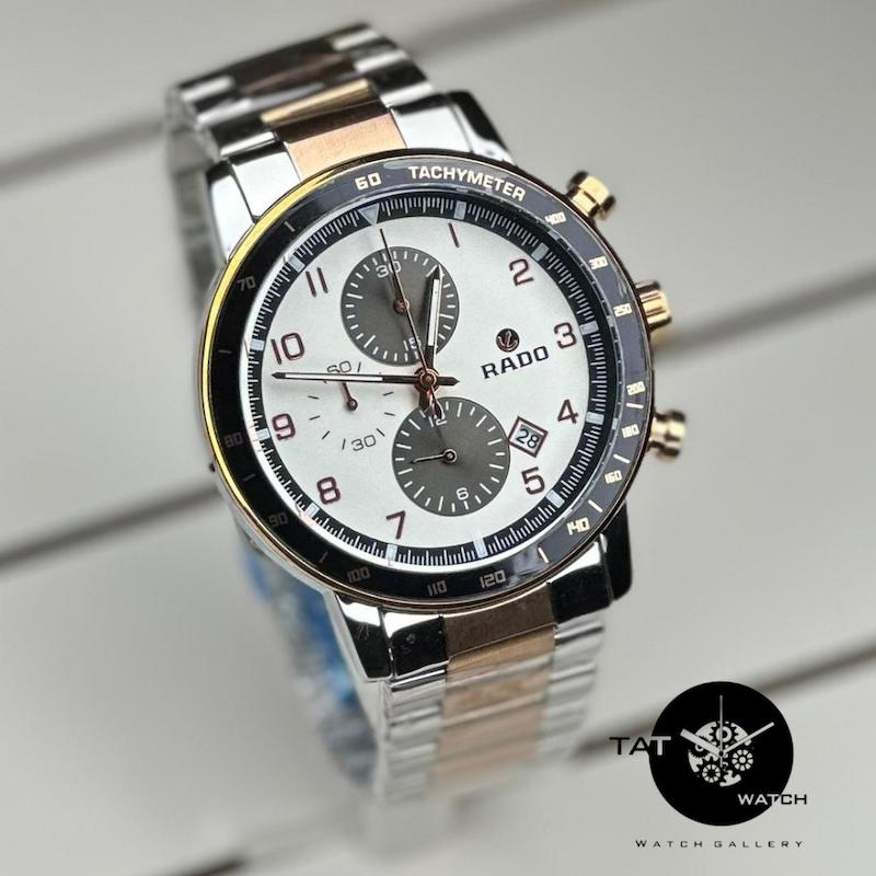 ساعت مردانه رادو سه موتوره کرنو با گارانتی در رنگبندی RADO