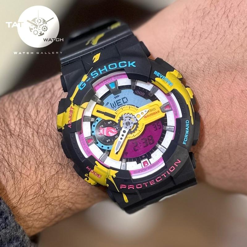 ساعت جی شاک Ga110 بازی لیگ اف لجندز آرکین موتور ژاپن Casio G-Shock