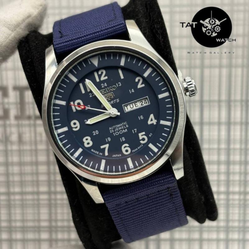 ساعت مردانه سیکو پنج بند برزنتی دو تقویمه seiko