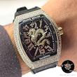 ساعت فرانک مولر دراگون فول نگین مردانه موتور ژاپن FRANCK MULLER