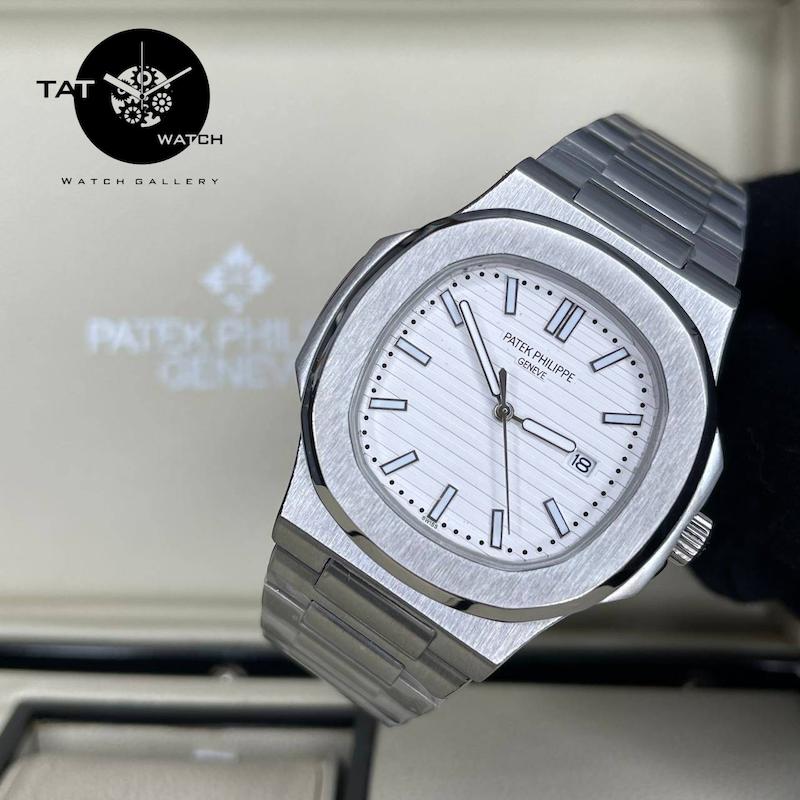 ساعت Patek Philippe Nautilus مردانه ژاپنی استیل با یکسال گارانتی پتک فیلیپ ناتیلوس