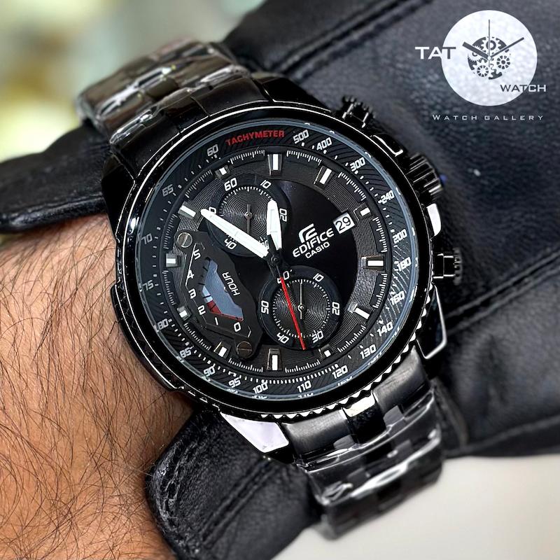 ساعت کاسیو ادیفایس مردانه 4موتوره کرنوگراف با پک اصلی کاسیو Casio