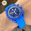 ساعت امگا سواچ سه موتوره کرنوگراف نپتون Neptune بند رابر قفل امگایی omega swatch