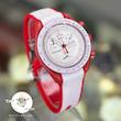 ساعت امگا سواچ مردانه زنانه مریخ Mars بند رابر قفل امگایی سه موتوره کرنو باگارانتی omega swatch
