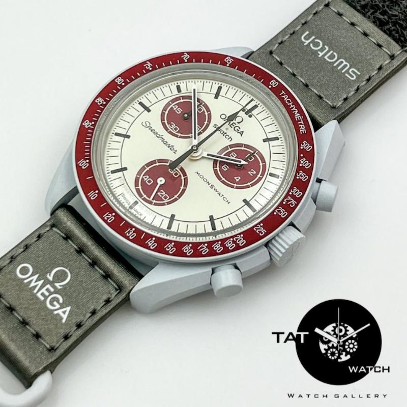 ساعت امگا سواچ مردانه زنانه پلوتو Pluto سه موتوره کرنو باگارانتی omega swatch