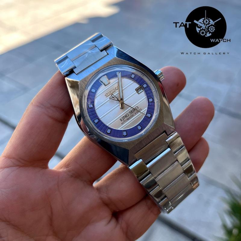 ساعت مردانه سیکو مدل کینگ موتور اتوماتیک بدون باتری پشت شیشه ای Seiko king