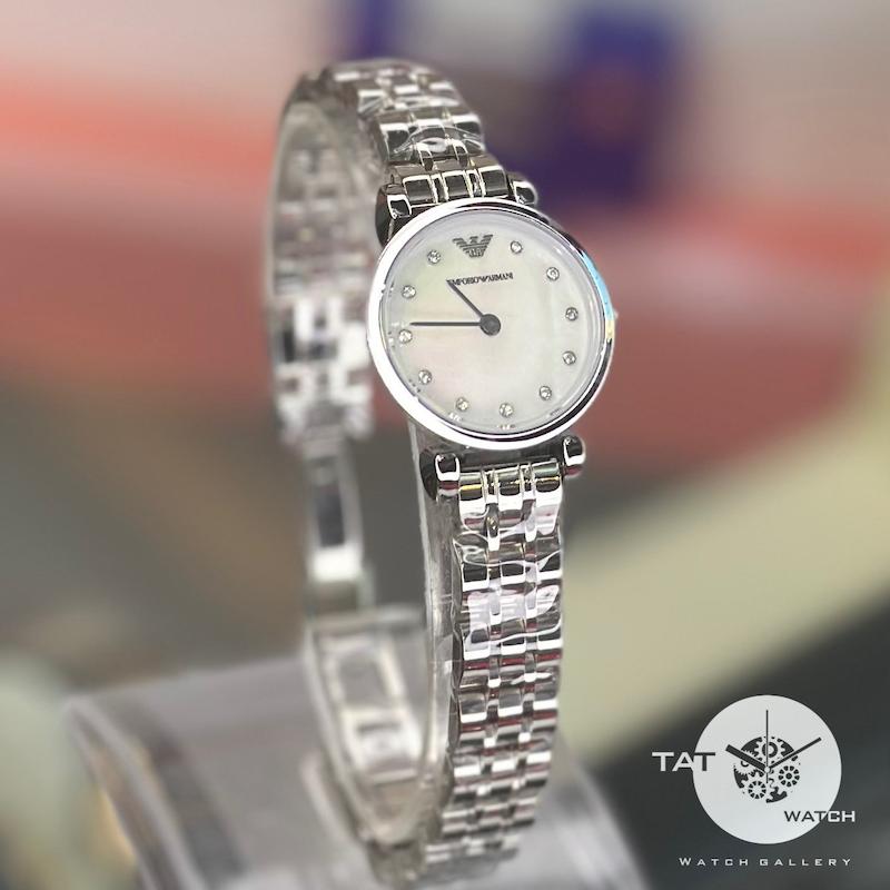 ساعت زنانه امپریو آرمانی موتور ژاپن استیل رنگ ثابت Emporio Armani