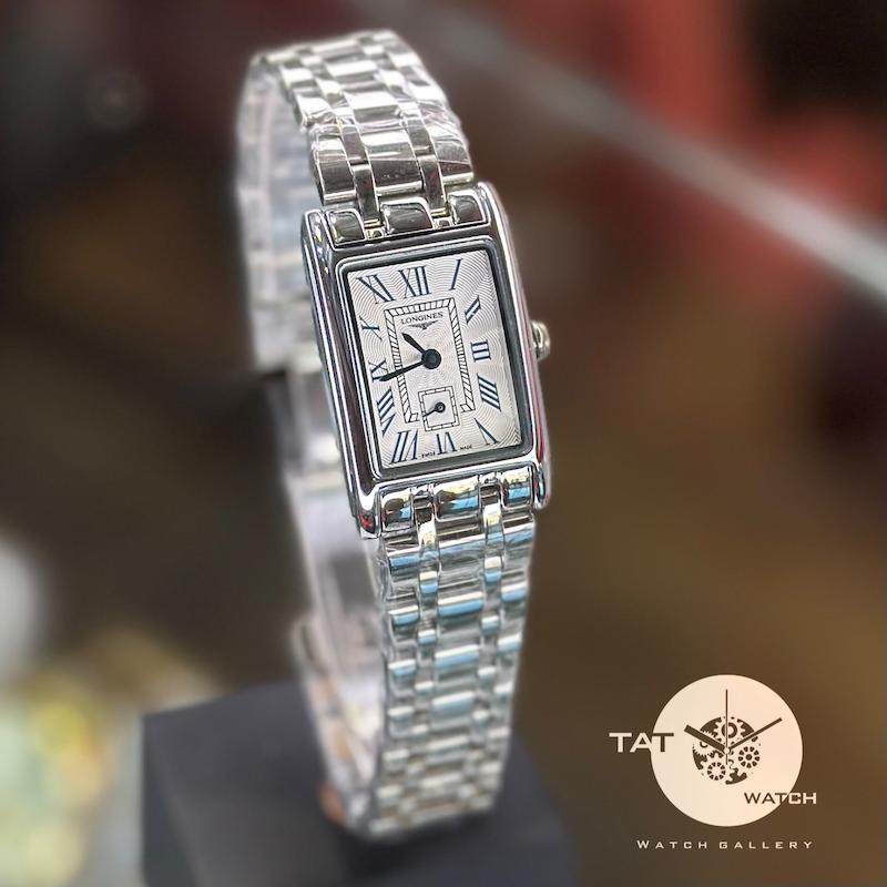 ساعت زنانه لونژین موتور ژاپن استیل رنگ ثابت با یکسال گارانتی LONGINES