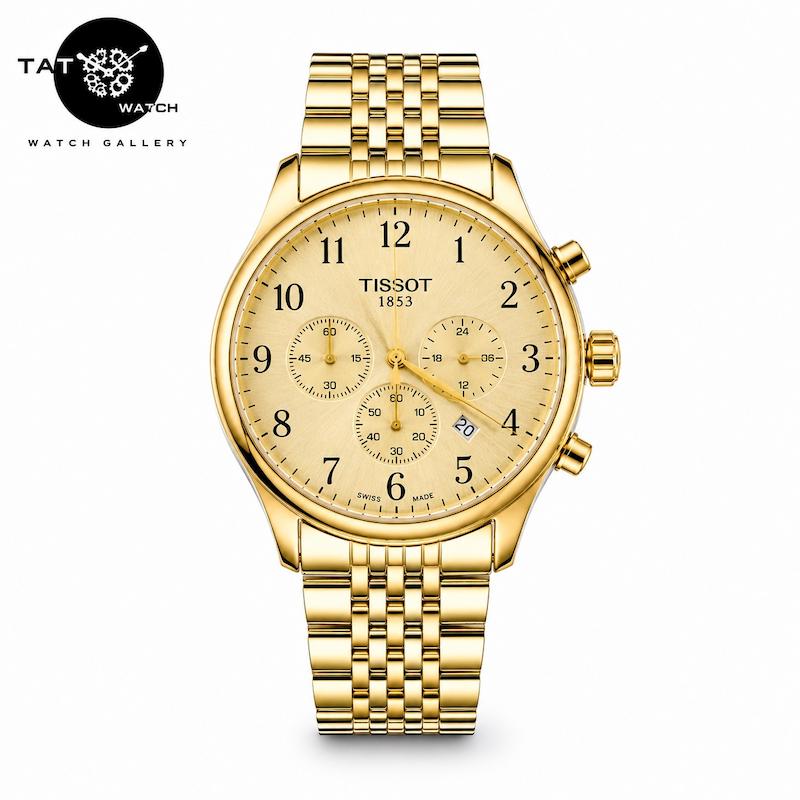 ساعت مچی مردانه تیسوت سه موتوره کرنوگراف در رنگبندی با گارانتی یکساله TISSOT