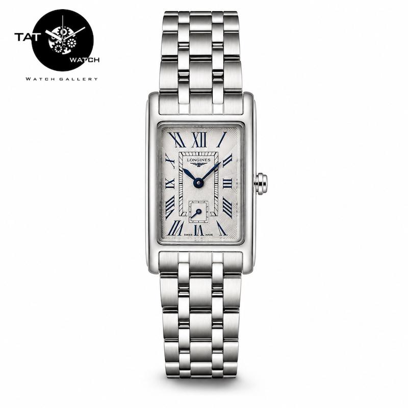 ساعت زنانه لونژین موتور ژاپن استیل رنگ ثابت با یکسال گارانتی LONGINES