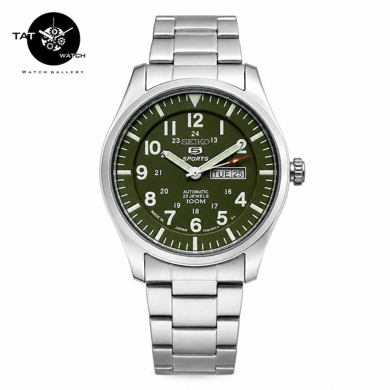ساعت سیکو5 مردانه دو‌تقویم موتور آرامگرد SEIKO