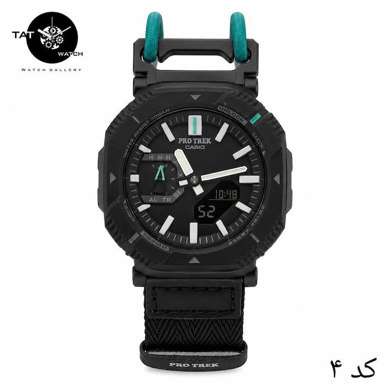 ساعت مچی مردانه کاسیو پروترک PRGB001B کشی برزنتی موتور ژاپن کمپ کوهنوردی باجعبه Casio Protrek