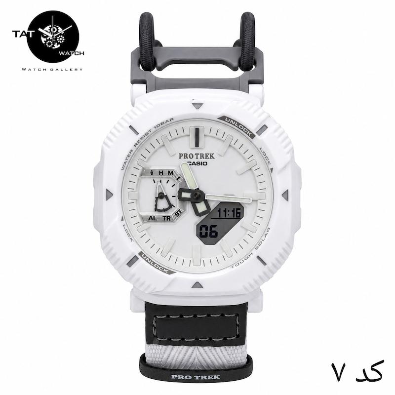 ساعت مچی مردانه کاسیو پروترک PRGB001B کشی برزنتی موتور ژاپن کمپ کوهنوردی باجعبه Casio Protrek