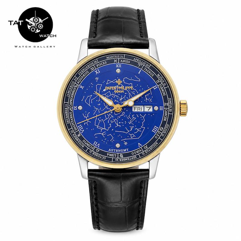 ساعت مردانه پتک فیلیپ صورت فلکی موتور ژاپن اتوماتیک بدون باتری Patek Philippe