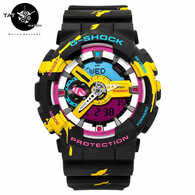ساعت مچی مردانه جی شاک Ga110 لیگ اف لجندز آرکین موتور ژاپن با گارانتی و جعبه کاسیو Casio G-Shock