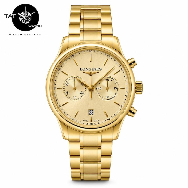 ساعت مچی مردانه لونژین سه موتوره کرنوگراف با گارانتی و جعبه LONGINES