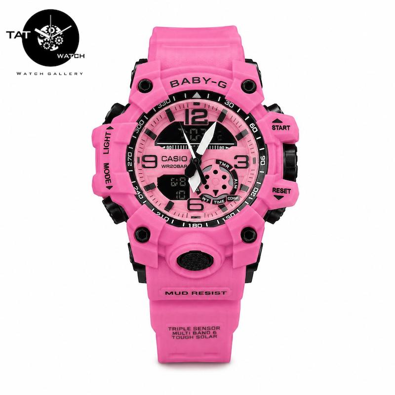 ساعت مچی زنانه کاسیو بیبی جی طرح GG1000 موتور ژاپن با گارانتی و جعبه casio baby-g بی بی جی