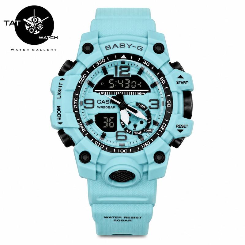 ساعت مچی زنانه کاسیو بیبی جی طرح GG1000 موتور ژاپن با گارانتی و جعبه casio baby-g بی بی جی